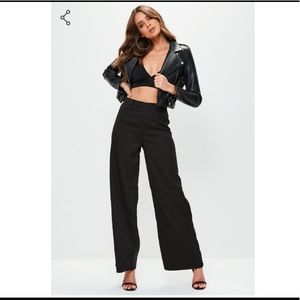 Missguided crepe wideleg pants. New with tags!